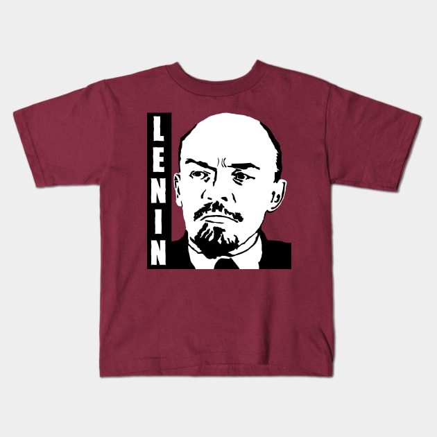 Vladimir Lenin Kids T-Shirt by WellRed